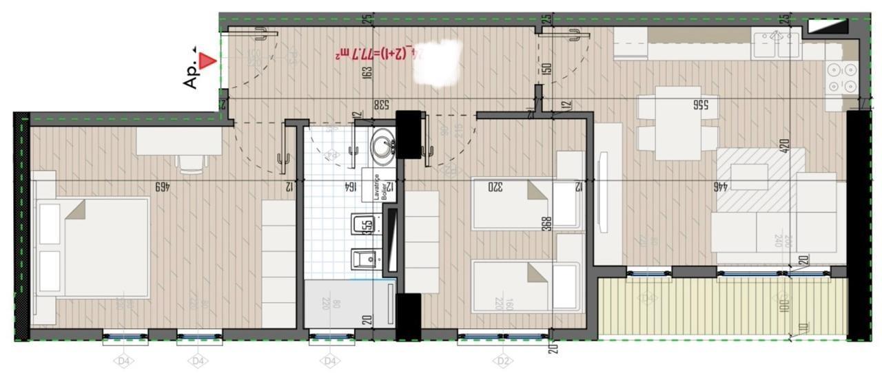 Univers City, CMIM OKAZION ,Shitet apartament 2+1