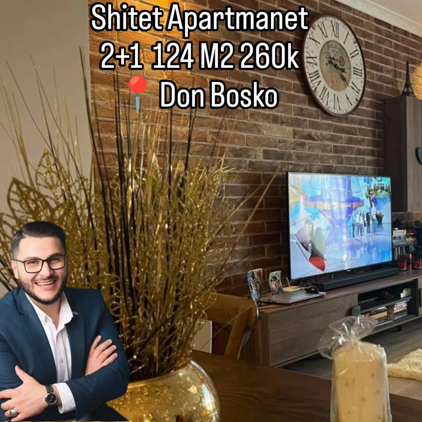 Shitet Apartament 2+1 Don Bosko Vizion Plus
