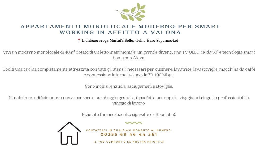 All Inclusive Amenities Remote Work-Friendly Studio in Vlora