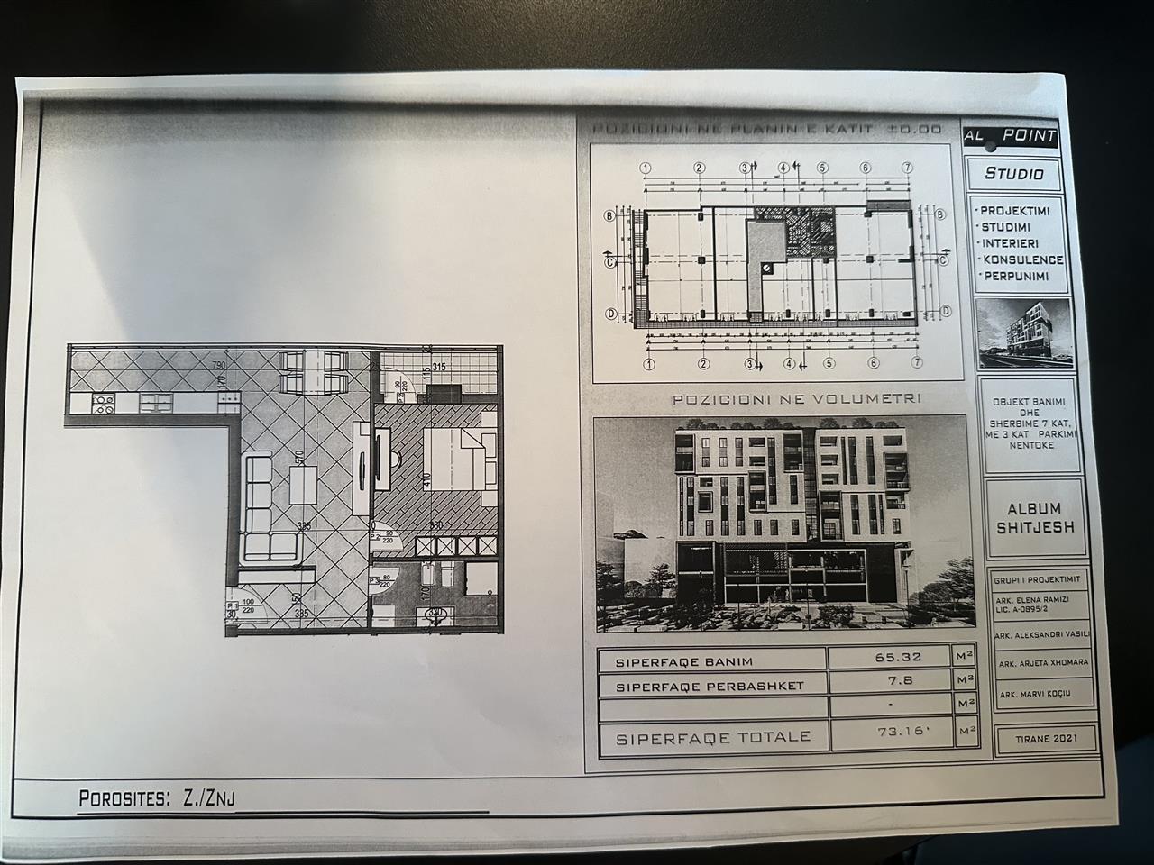 RRUGA E DIBRES, SHITET APARTAMENT 1+1 (1600€m2)