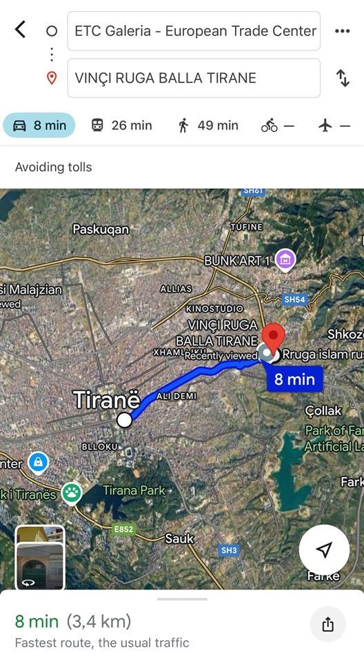 2+1 ME QERA TEK VINCI RRUGA BALLA TIRANE