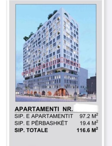 KOMUNA E PARISIT, CMIM OKAZION SHITET APARTAMENT 2+1