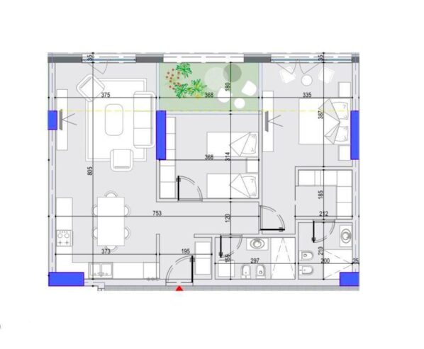 KOMUNA E PARISIT, CMIM OKAZION SHITET APARTAMENT 2+1