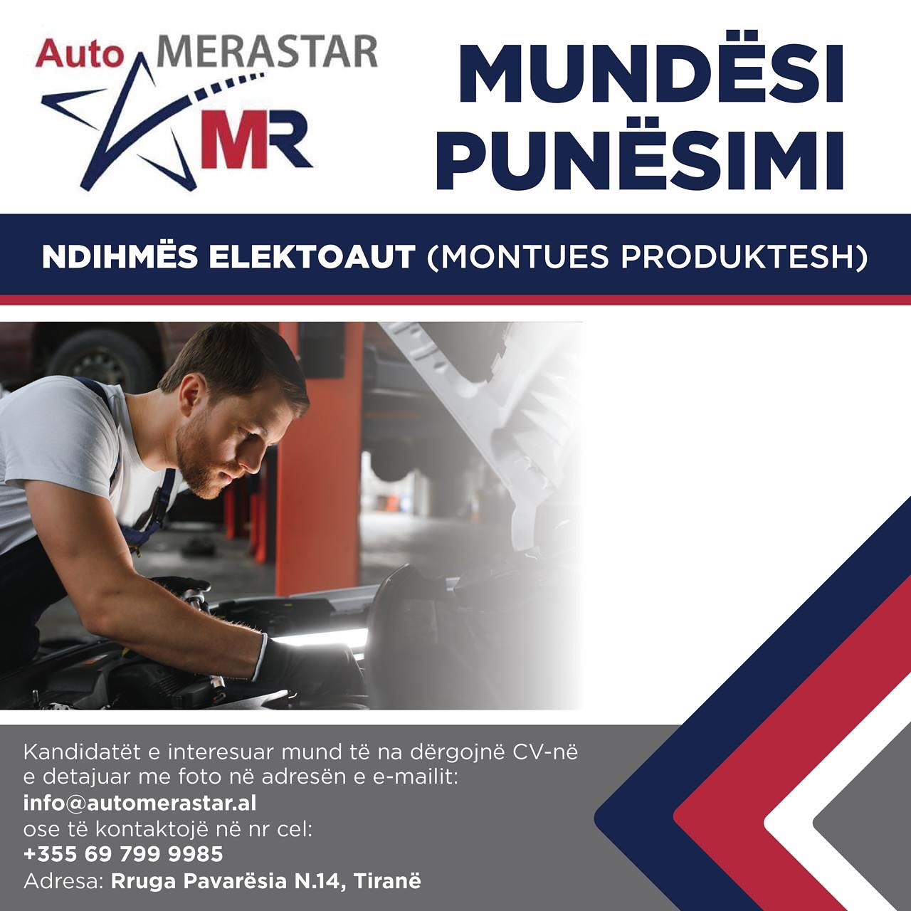 Kerkojme arketare dhe ndihmes elektroaut