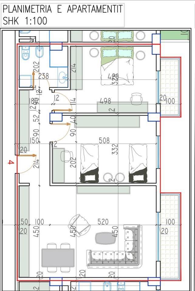 Bathore shitet Apartament 2+1 me CMIM OKAZION 800 euro/m2