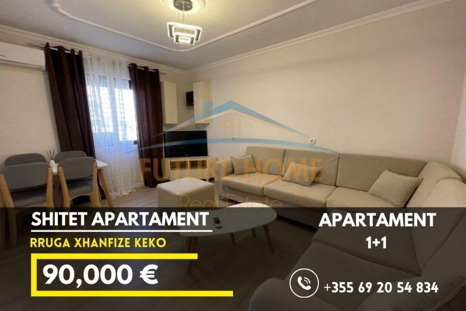 Shitet apartament 1+1 90000 euro (Rruga Xhanfize Keko)