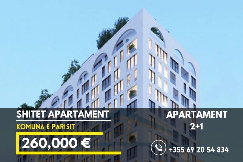Shitet Apartament 2+1 260,000 € Komuna Parisit