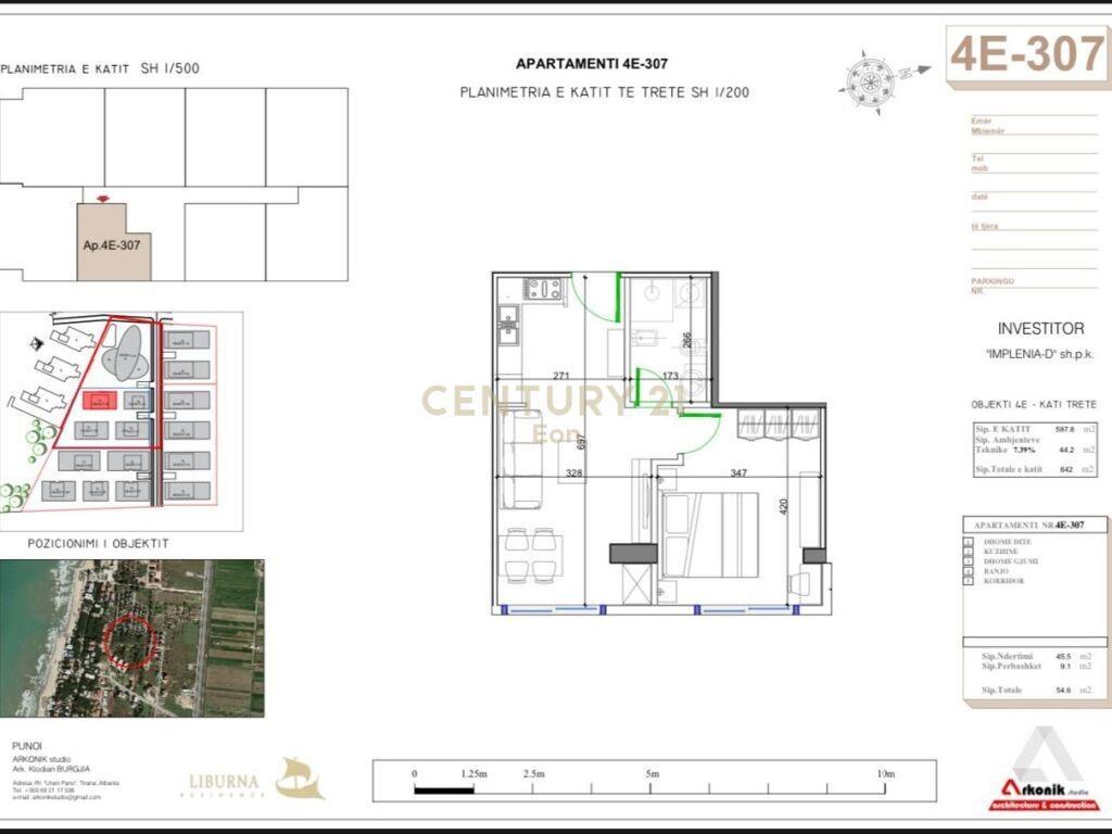 SHITET APARTAMENT 1+1 TEK REZIDENCA LIBURNA!