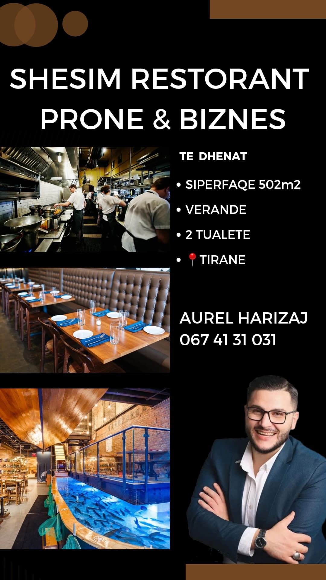 Shitet Prona + Restoranti ( Dhuratë.)