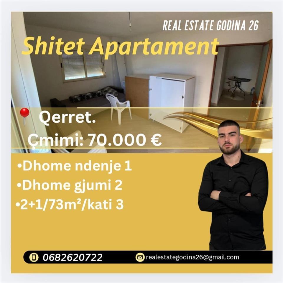 Shitet apartament ne Qerret