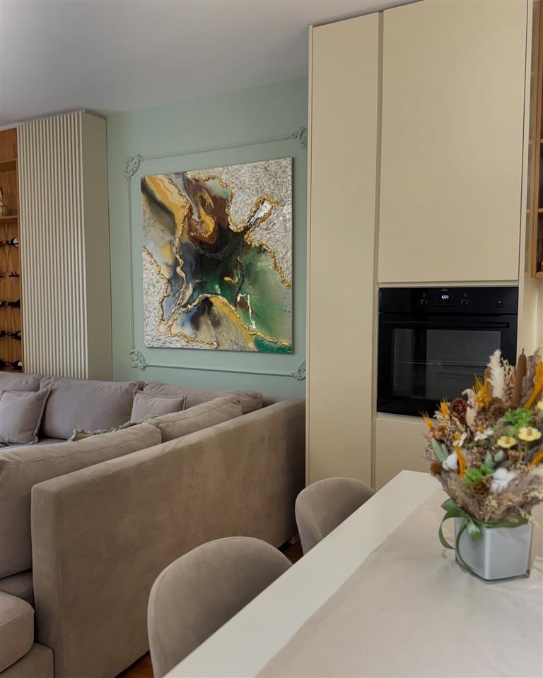 Jepet me qera apartment modern 1+1 i mobiluar