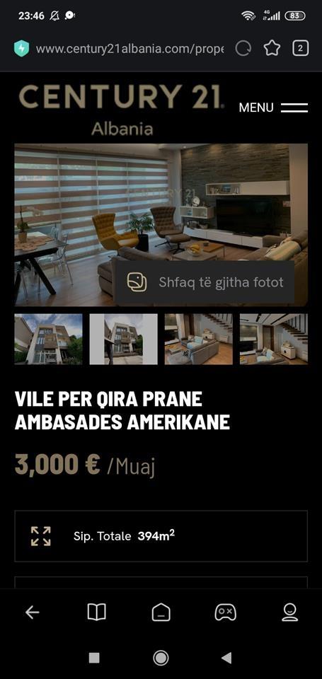 Jepet me qera vile 4 kateshe prane Ambasades Amerikane