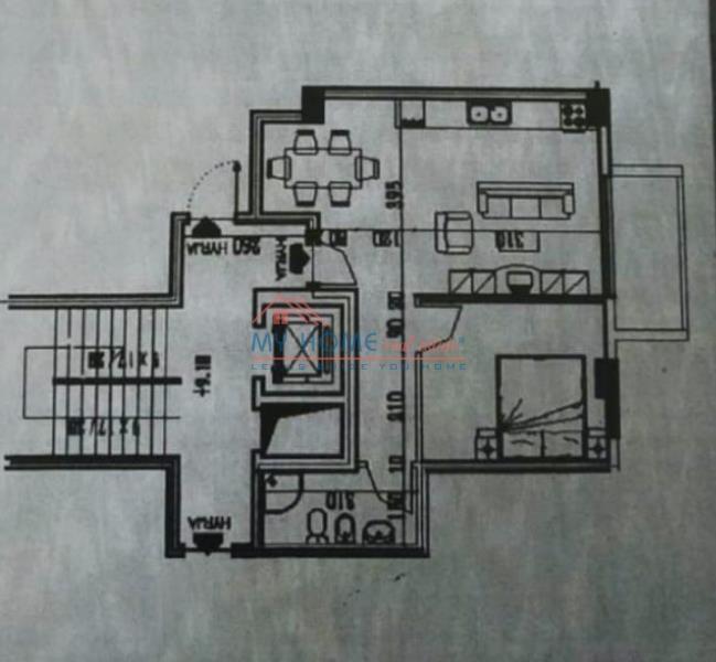 Apartament 1+1 Ne Shitje Shkoze Tirane