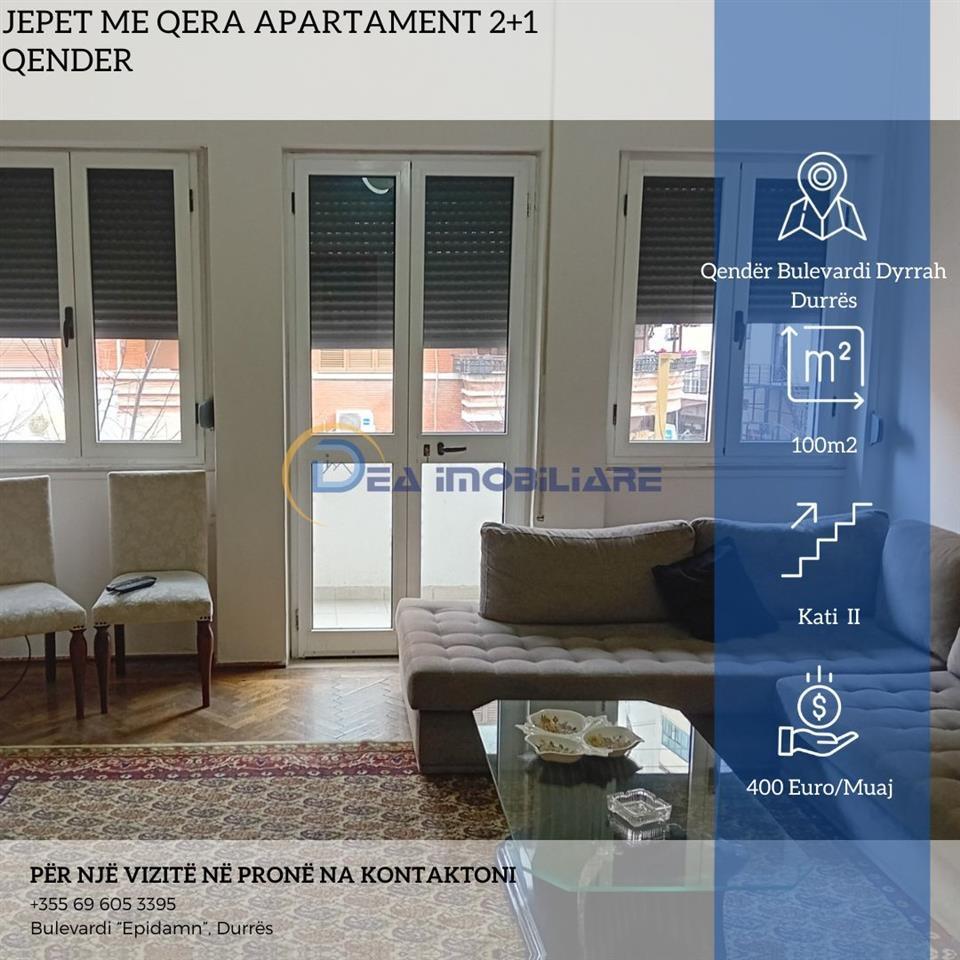 JEPET ME QIRA APARTAMENT 2+1 QENDER BLU STAR
