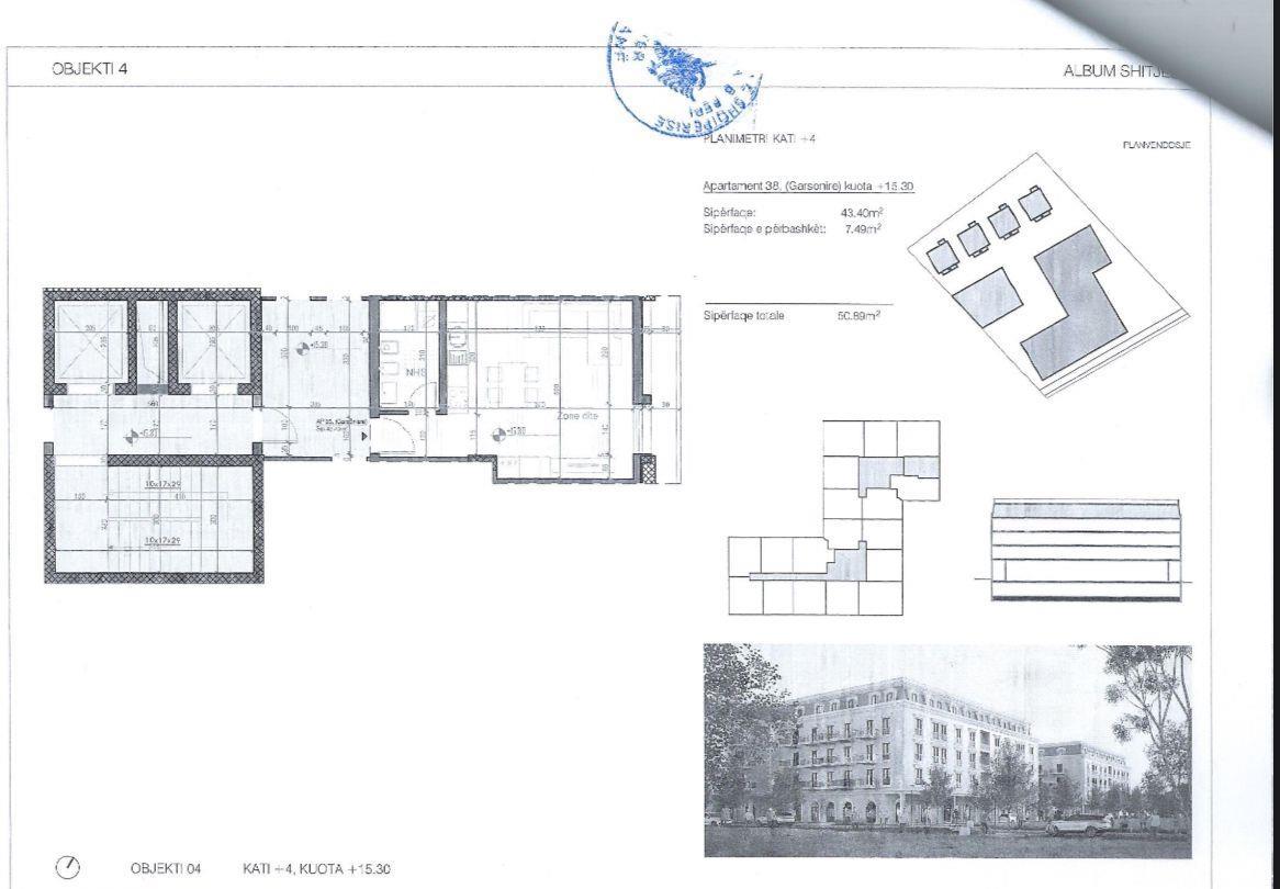 Shitet, Garsoniere, Rezidenca ”Porta Tirana e re” , Tiranë