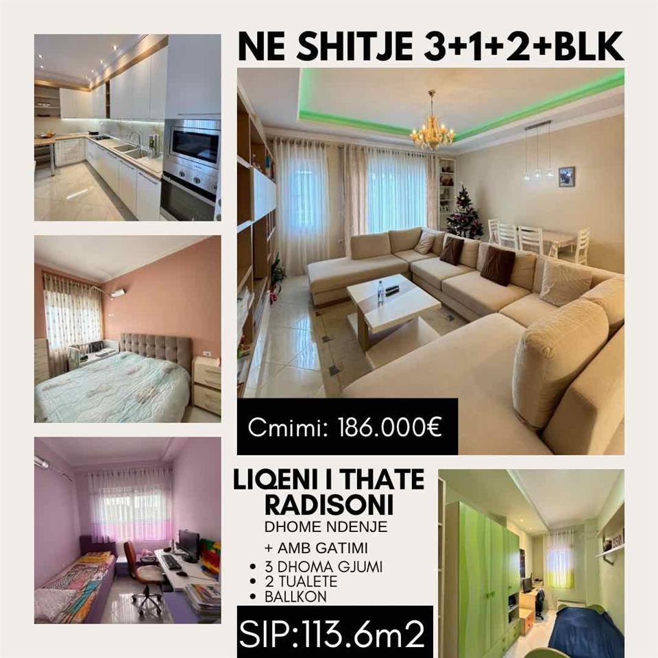 OKAZION SHITET APARTAMENT I MOBILUAR PRANE RADISONIT