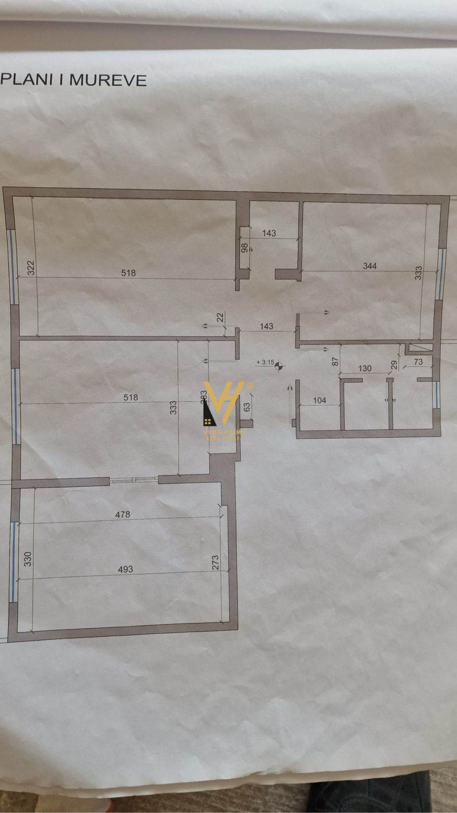 AMBIENT 120M2 ME QERA TE MINE PEZA 900 EURO