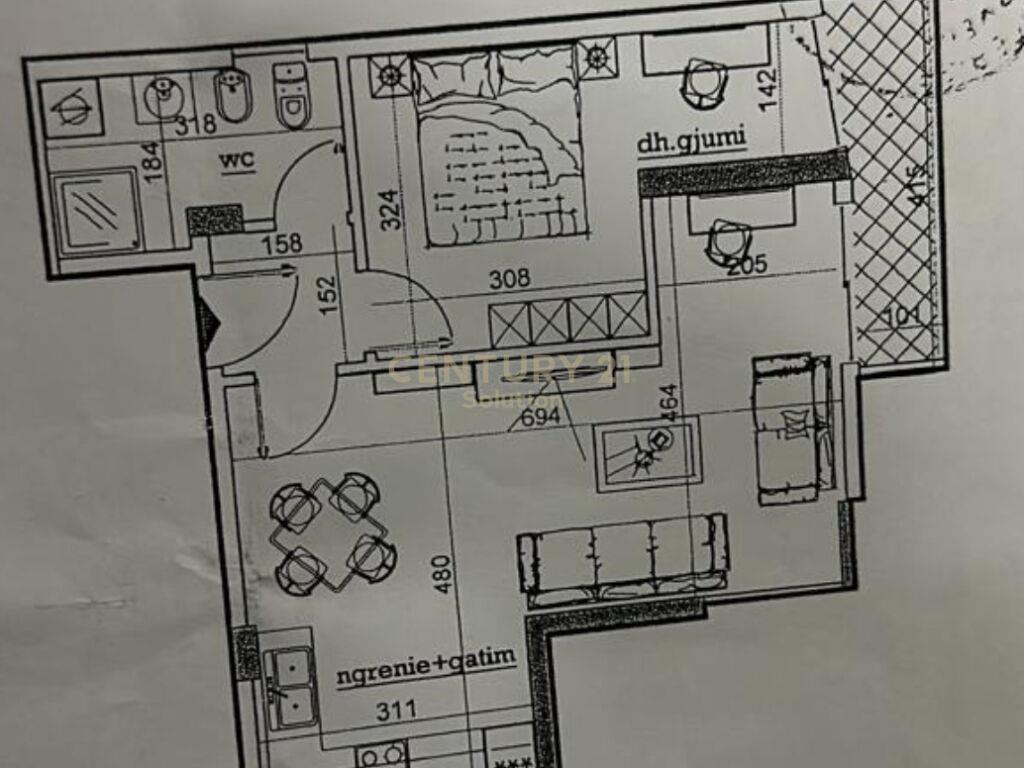 Shitet Apartment 1+1+1 Astiri 95,000 €