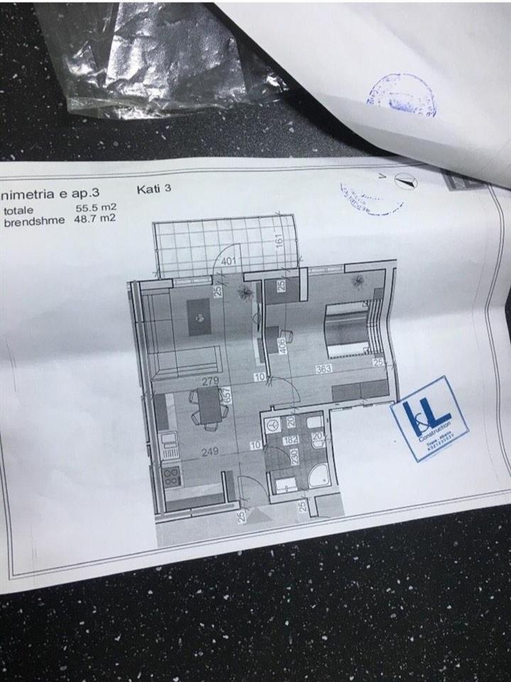 Apartament 1+1 Me Hipotek Shkoze pran unazez te madhe