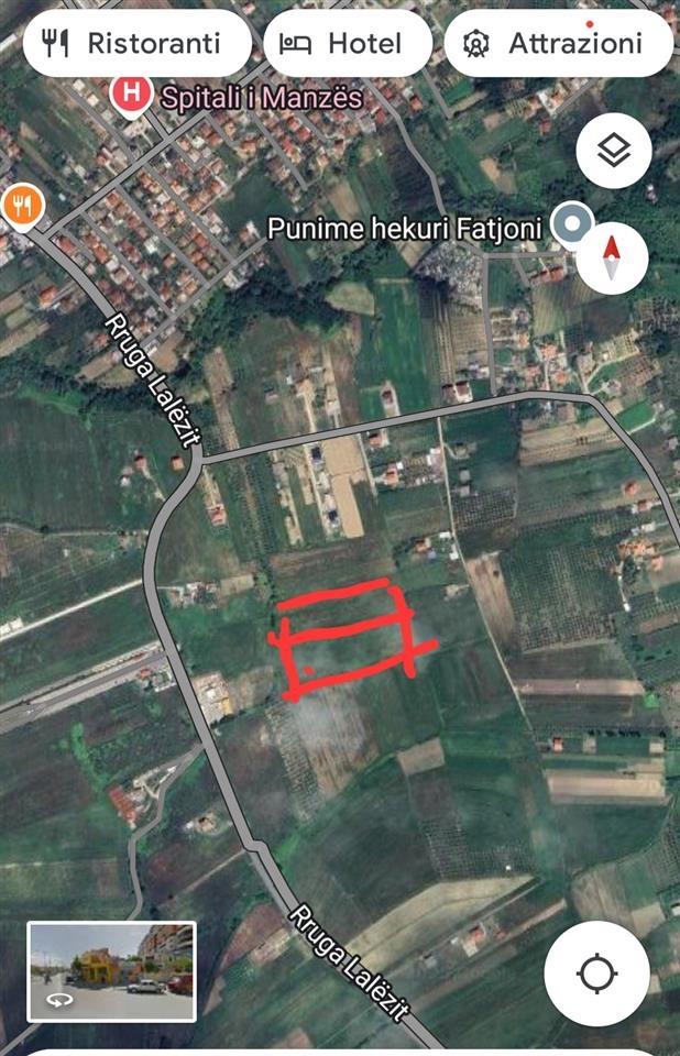 Shitet 8000m² tok ne katunin Manez me certifikat pronsie.