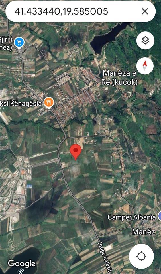 Shitet 8000m² tok ne katunin Manez me certifikat pronsie.