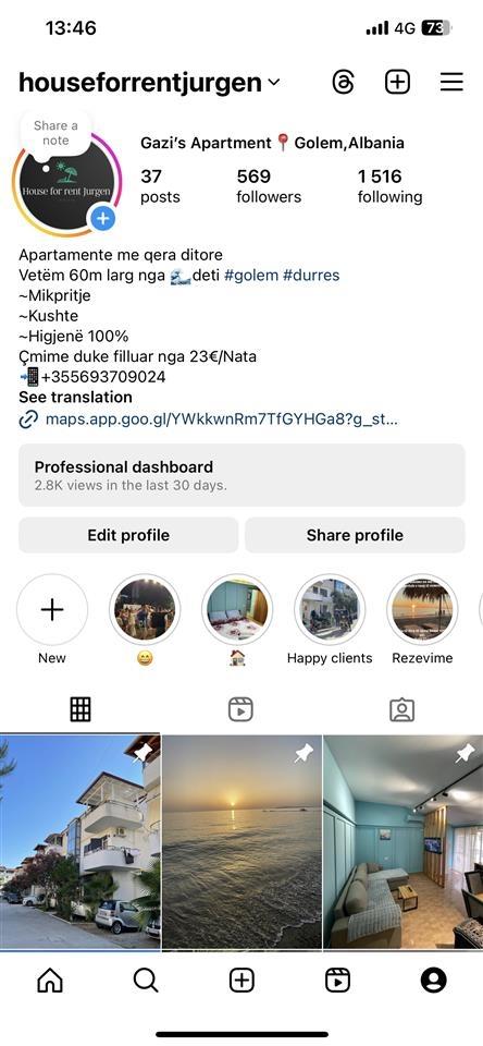 Apartamente me cmime dhe kushte shum te arsyeshme .