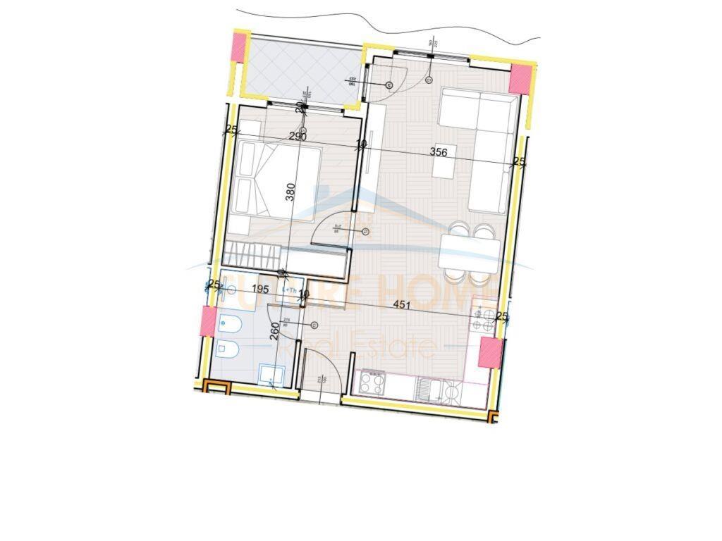 Shitet, Apartament 1+1, Paskuqan.