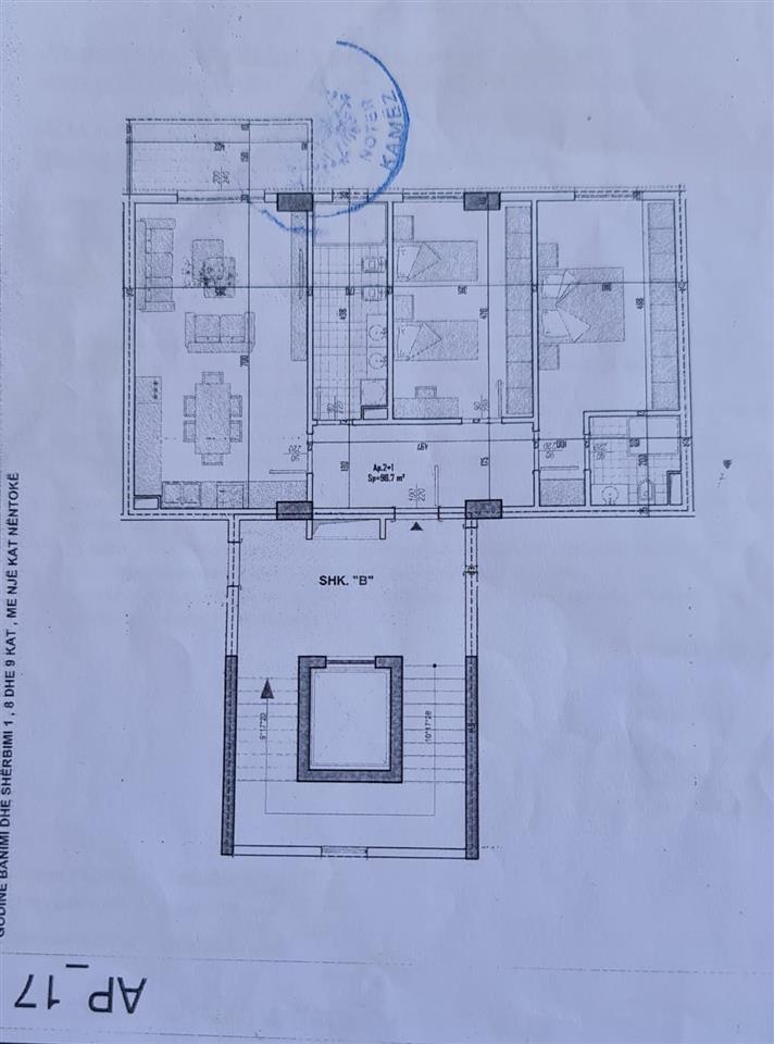 Shitet apartament 2+1+2 banjo në Kamëz