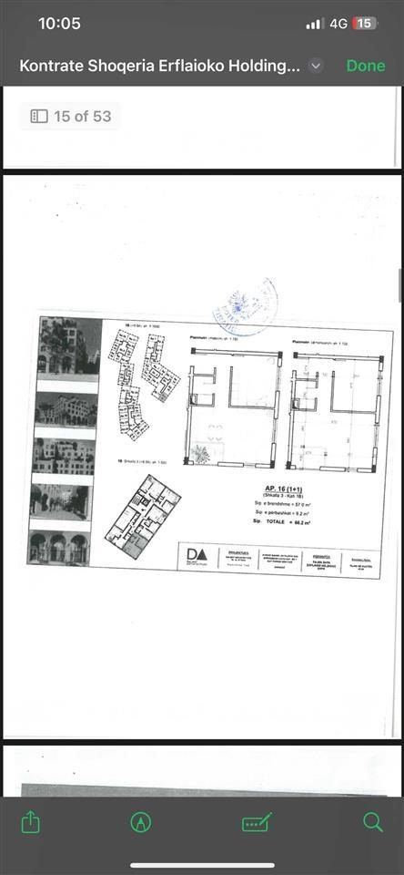 Apartament ne Sarande 1+1 66.2 m2