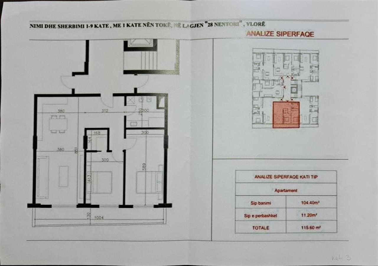 SHITET APARTAMENT 2+1