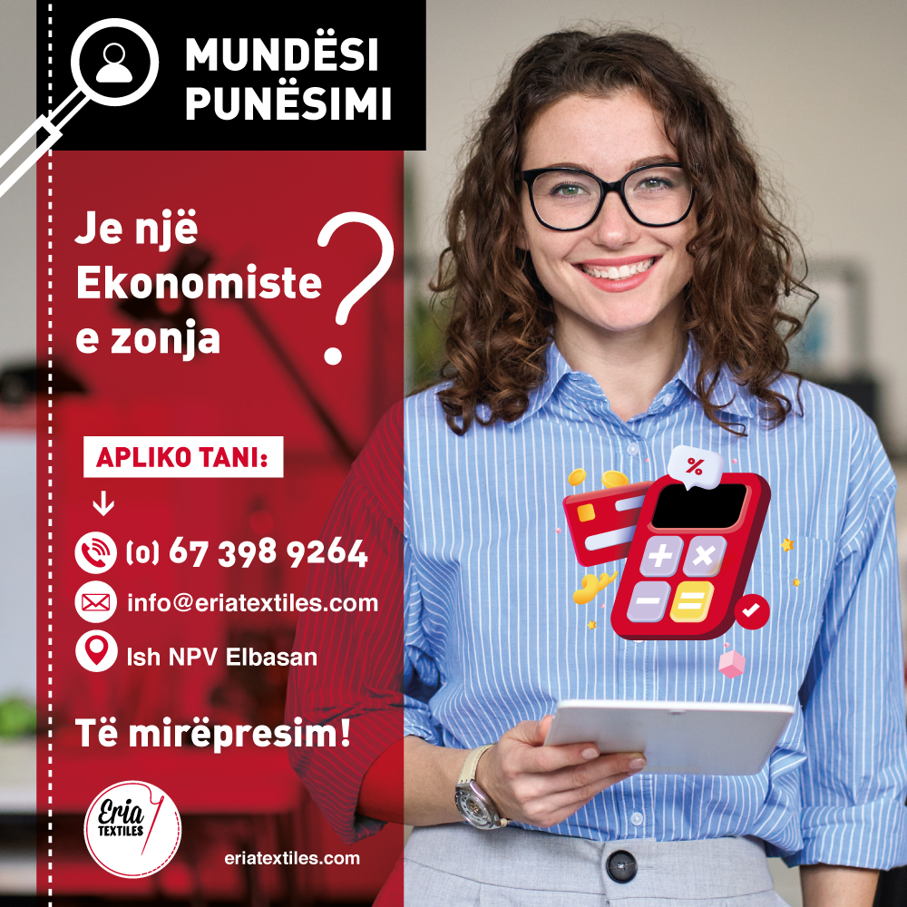 Pozicion i Lirë Pune: EKONOMISTE