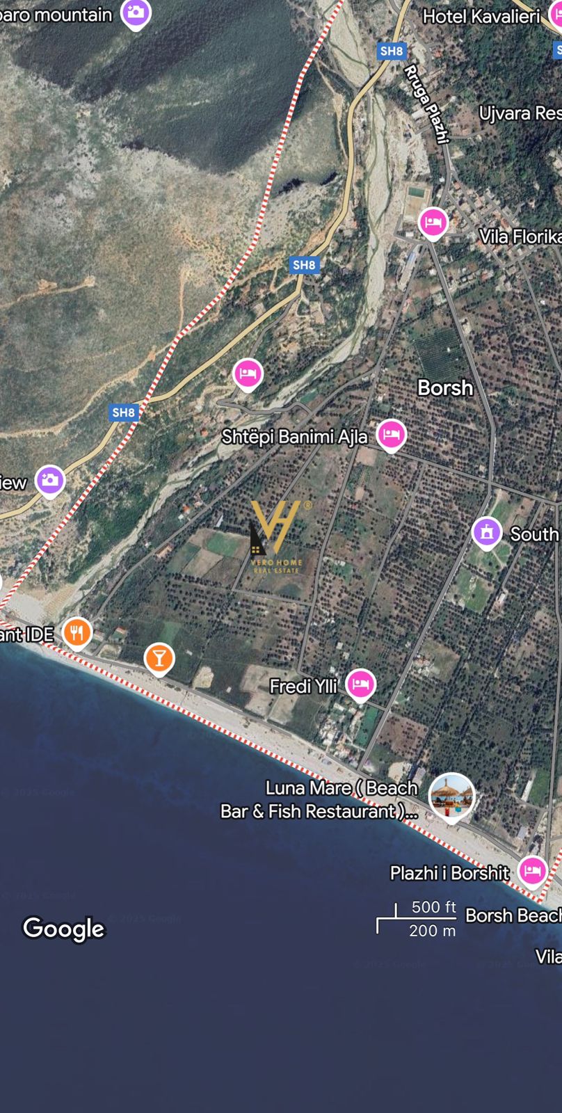 TOKE 1.000M2 NE BORSH 230.000 EURO