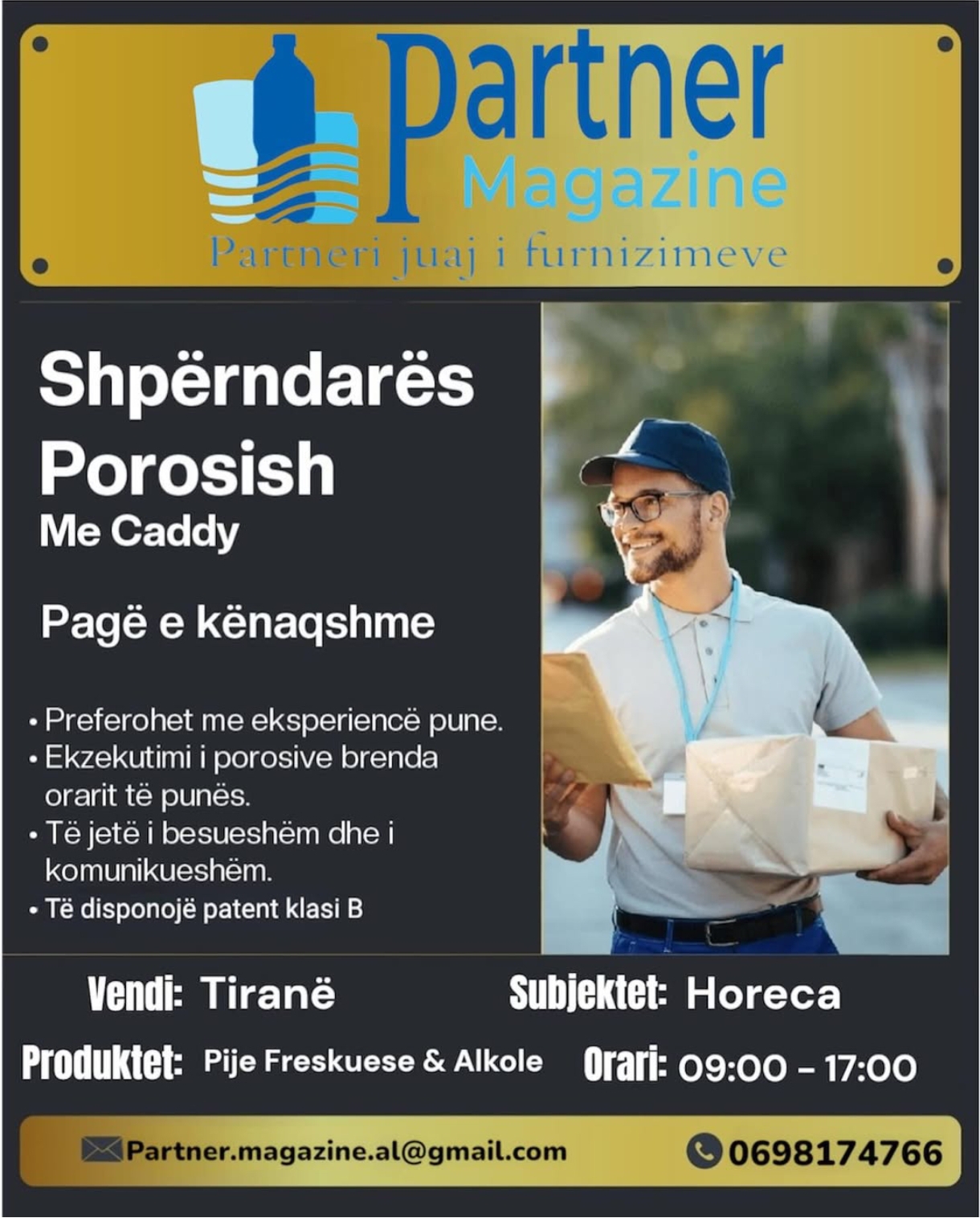 Partner Magazine kerkon shofer ne Tirane