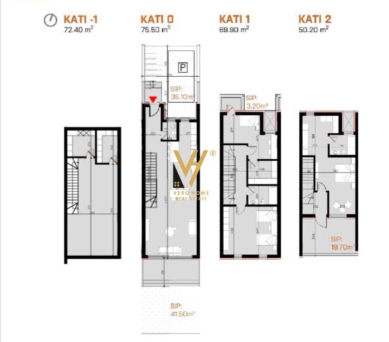 VILETE TEK PICCADILLY RESIDENCE,TEG 650.000 EURO