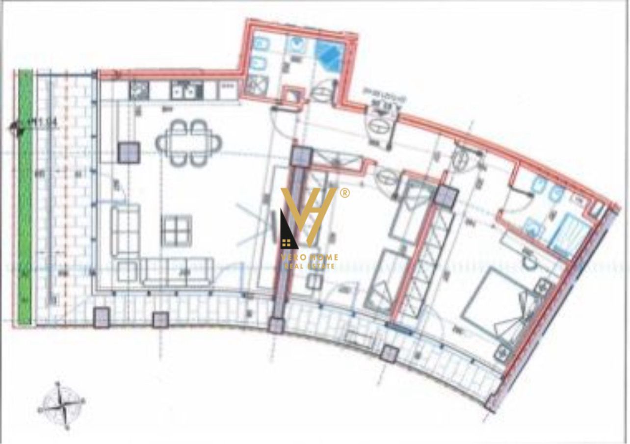 ZYRE 158 M2 ME QIRA TE LIQENI, LAKE VIEW 1.850 EUR