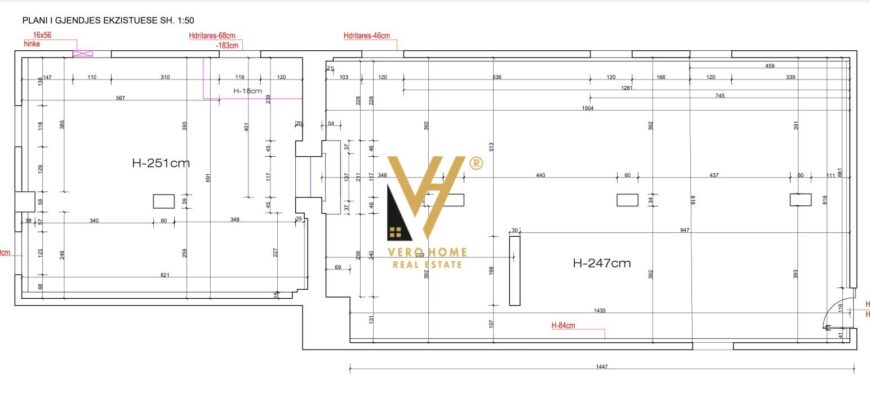 AMBIENT BIZNESI 200 M2 NE BLLOKU 400.000 LEKE