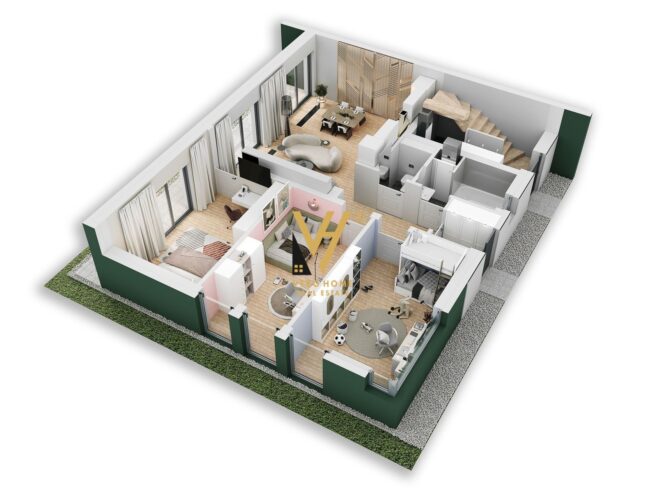 JEPET APARTAMENT 2+1+BLK ME QERA RRUGA E BOGDANEVE