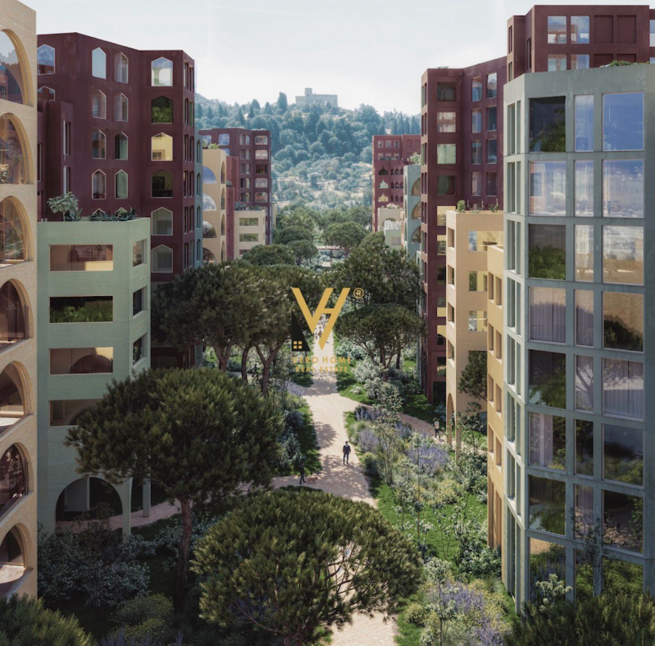 SHITET APARTAMENT 2+1+2+BLK NE ASTIR, RIVER PARK 120.300 EURO