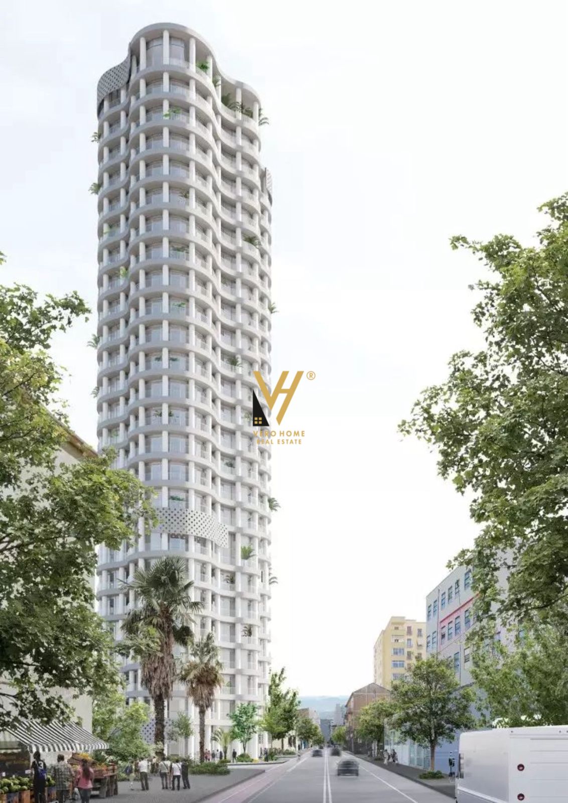 SHITET APARTAMENT 1+1+BLK TE REZ.FLOWER TOWER, RR.BARRIKADAVE 242.000 EURO